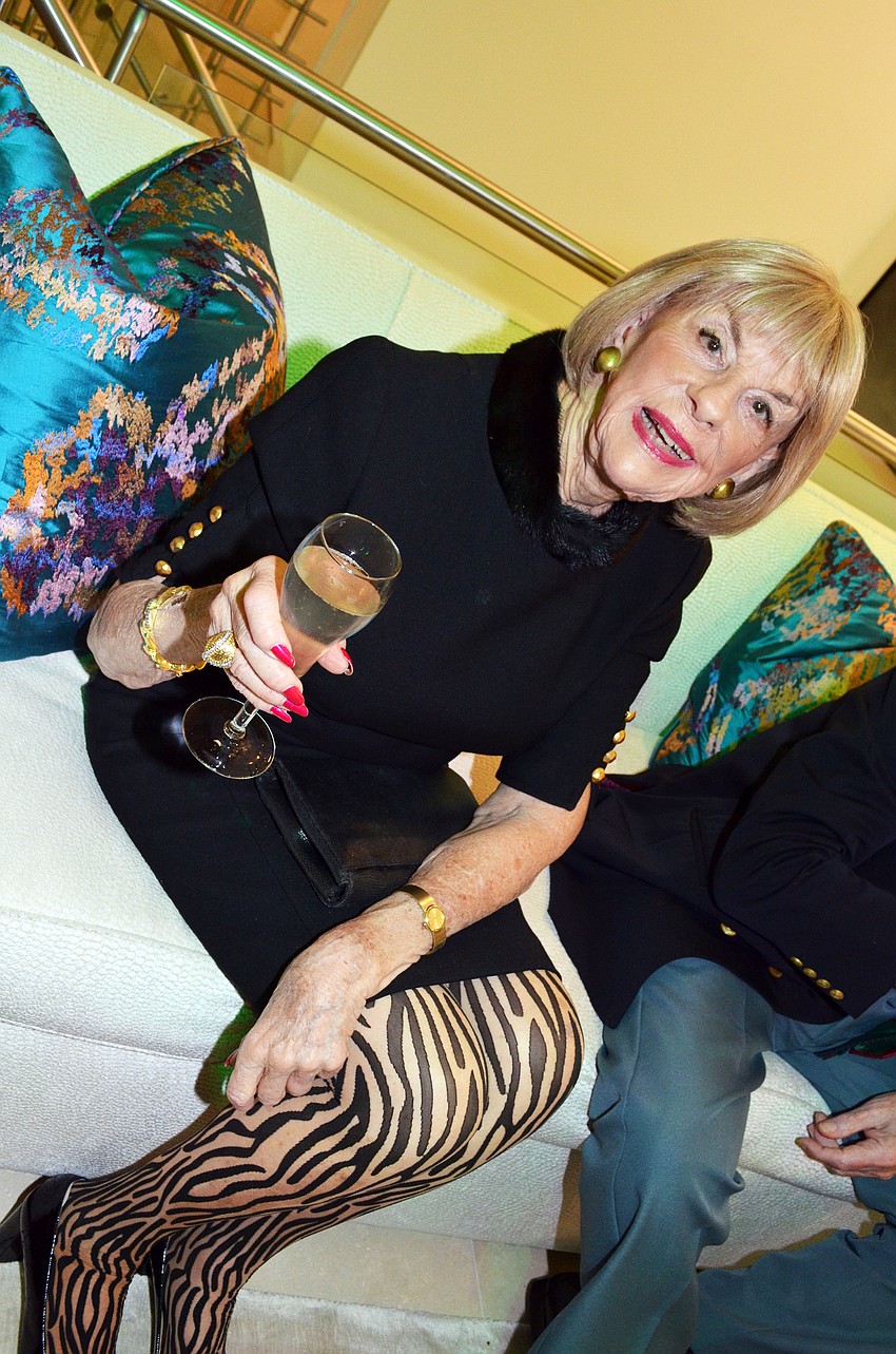 Gloria Moss at Starry Night Dinner 3: Celebrating the Production of Our Betters