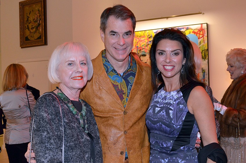 Carol Phillips with Chris and Aimee Cogan