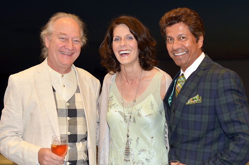 Gary Sweetman with Melanie and Sean Natarajan