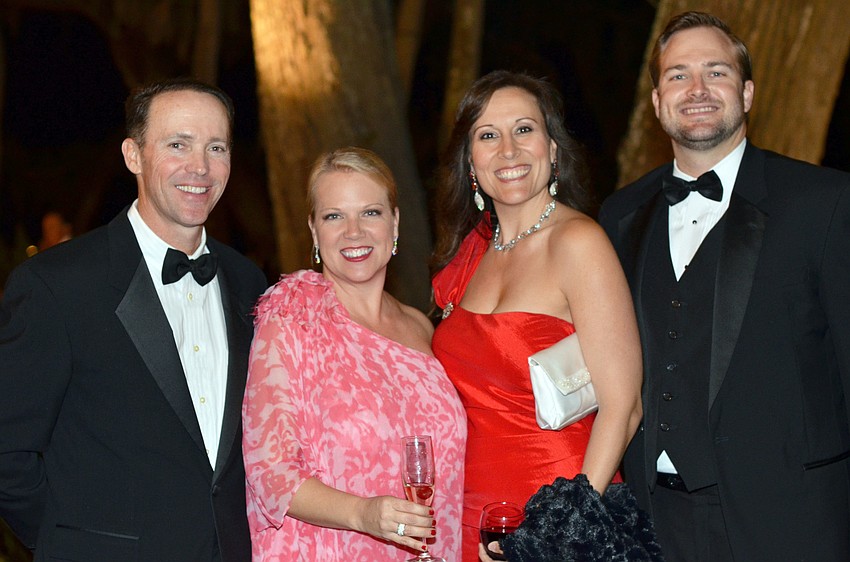 Fran and Jamie Becker with Renee and Brett Farmer