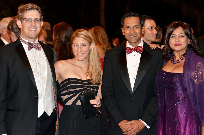 Mark and Maria Burne with Iwan and Ausiya Mohamed