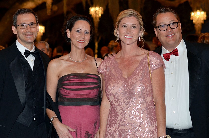 Steven and Michelle Halbreich with Aurelie and Mark van den Broek