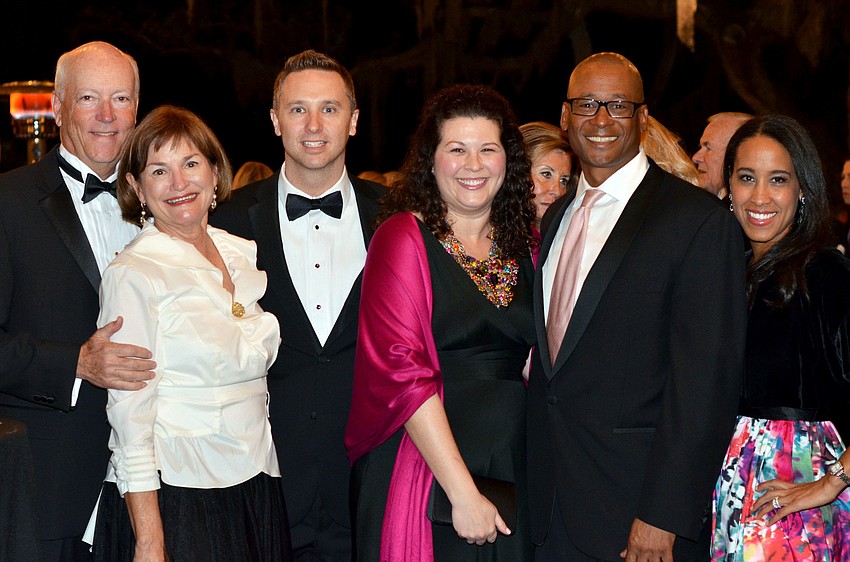 Lewis and Kay Hall, Richard and Bianca Lawrence and Brian and Caroline Ellerson