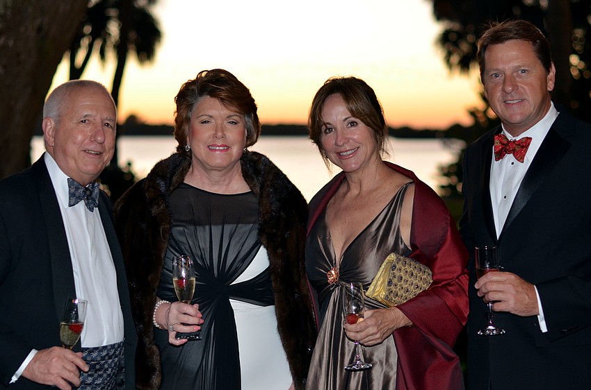 Dr. Sid and Anita Holec with Mary Evelyn Guyton and Adrian Gadd