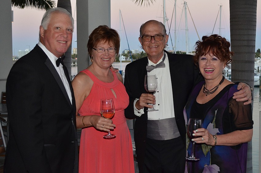 Bill Anderson and Kathy Hedden with Art and Bev Cavazzi