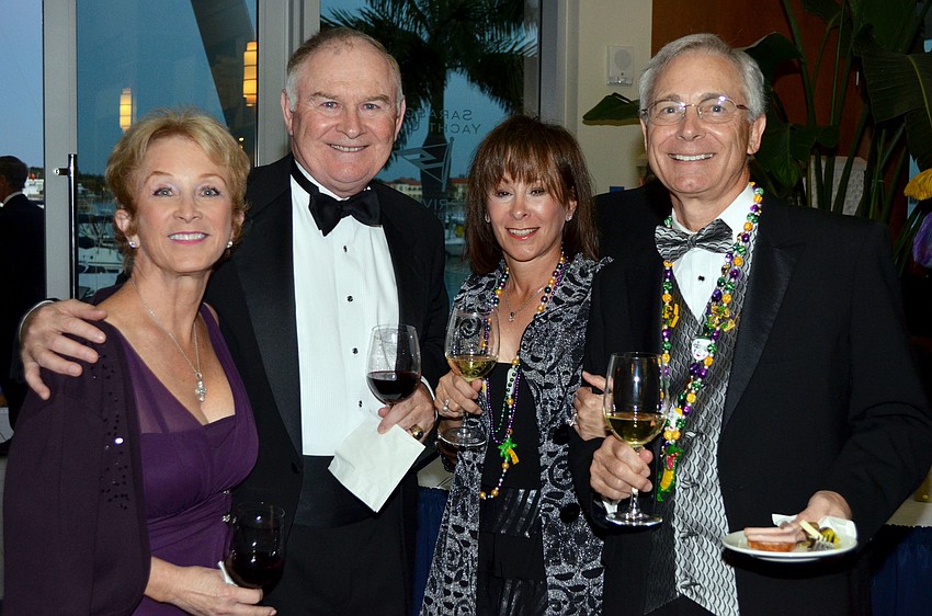 Martha and Mike Gaffney with Teresa and Royce Morris