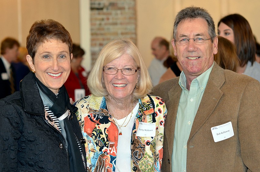 Mona MacPhail, Barby McKown and Bob Kelloway