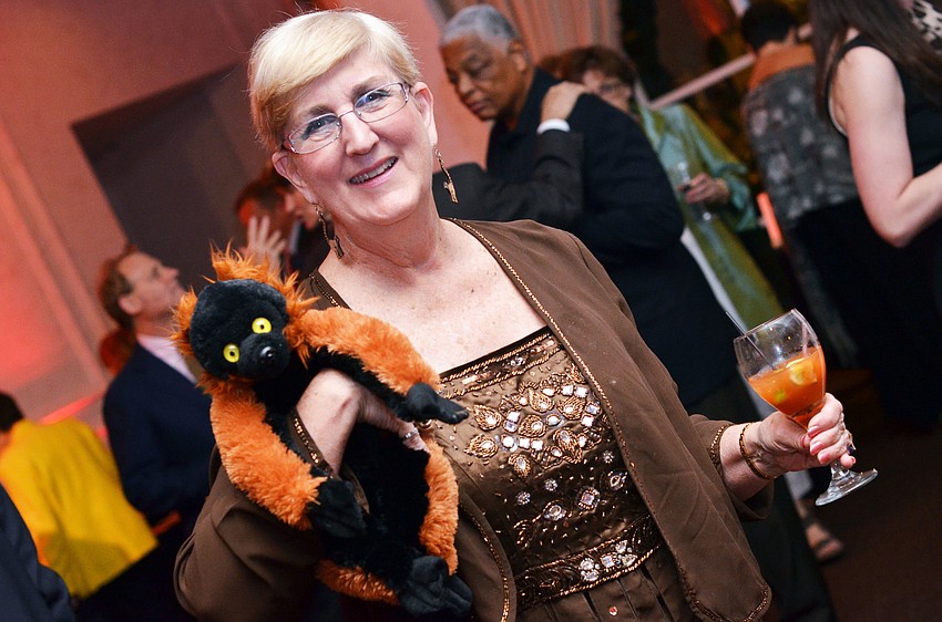 Karen Malesky with her furry friend â€œLemurnardoâ€