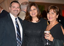 Alex and Wendy Barroso with Pia Alvia