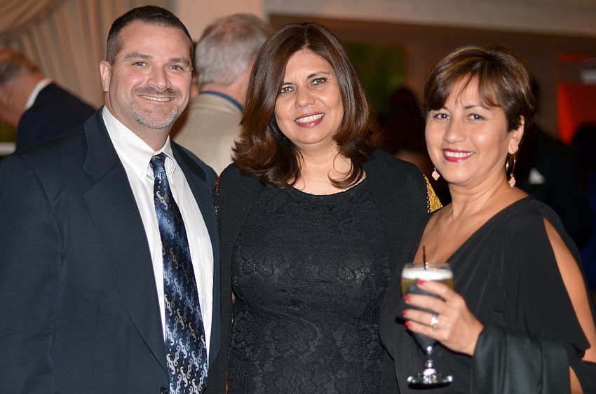 Alex and Wendy Barroso with Pia Alvia