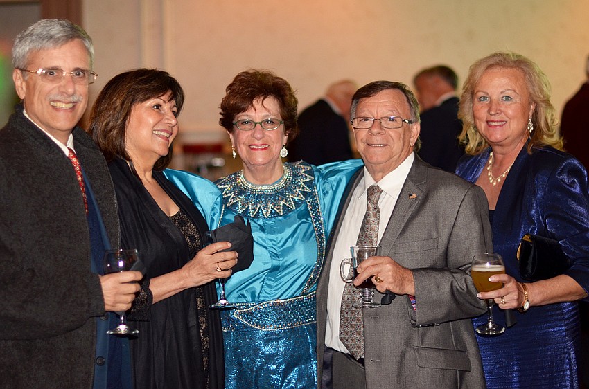 Manuel Chepote, Dora Limoncelli, Francis Verdone and Angel and Mila Garcia