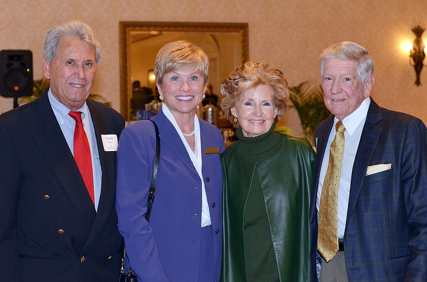 Vinnie and Marge Maisto with Dr.â€™s Genie and Calvin Martin