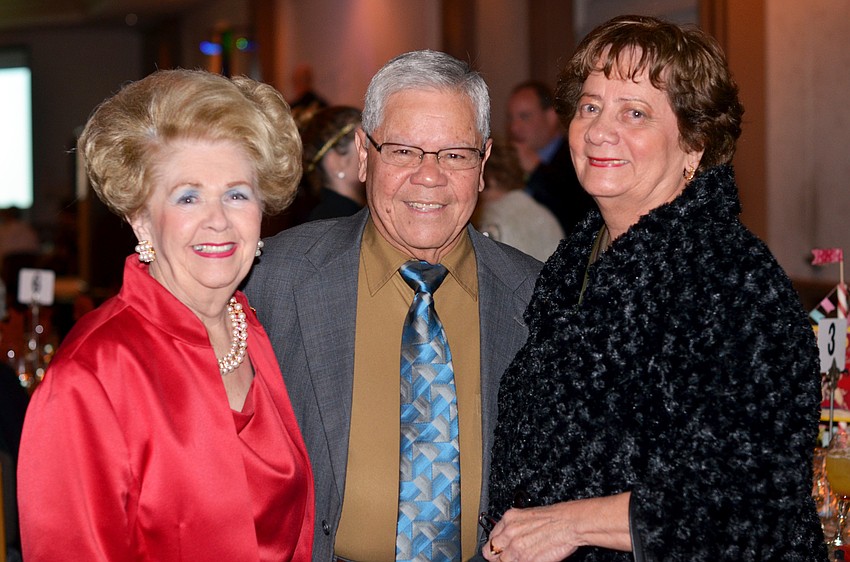 Florence Sullivan with Alex and Olga Silva