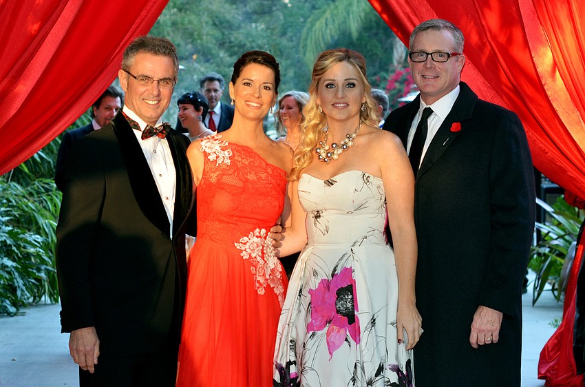 Kelvin and Co-Chair Margie Cooper with Co-Chair Jenn and Denver Stutler