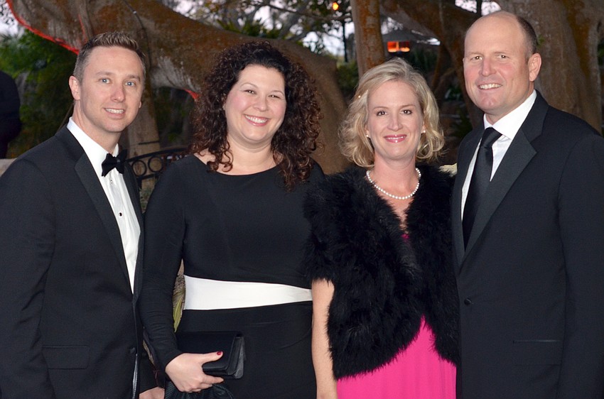 Richard and Bianca Lawrence with Katie and Rod Hollingsworth