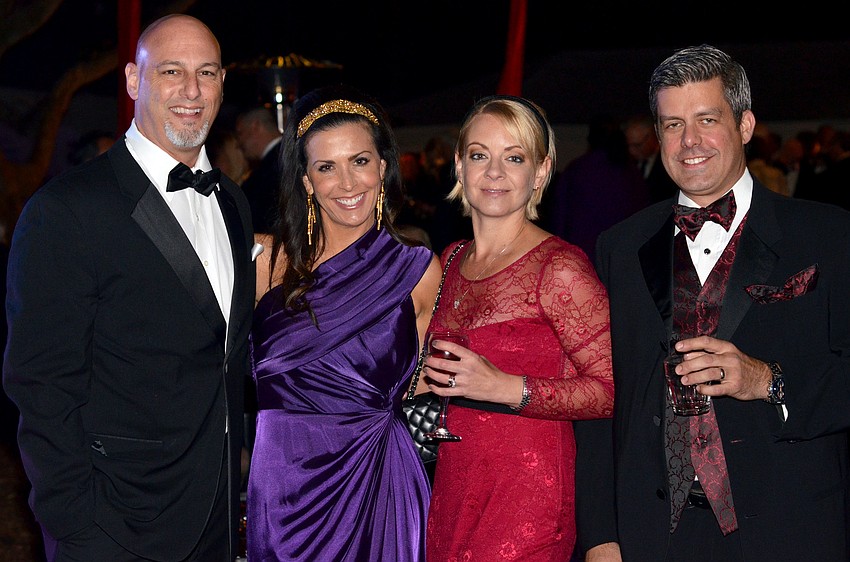 Mark and Michelle Schlossbeg with Karen and Brooke Misantone