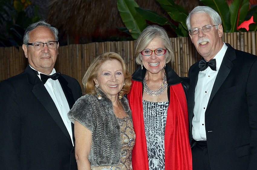 Mel Srybnik and Kathleen Gurney with Roxie and Mike Jerde
