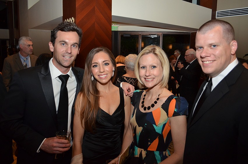 Derek Eisemann, Holly Lundgren and Amie and Ken Poole