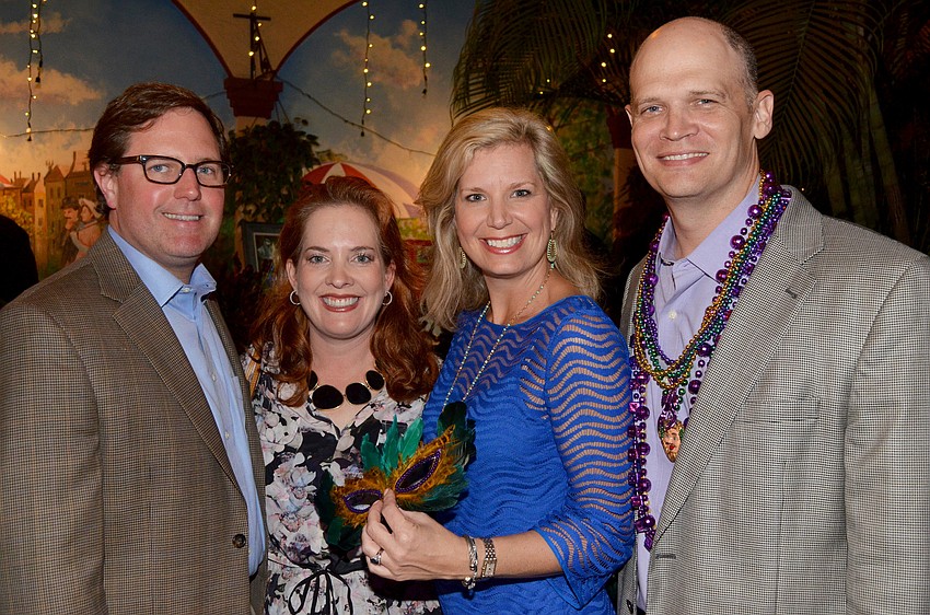John and Retta Wagner with Amanda and Rob Morris