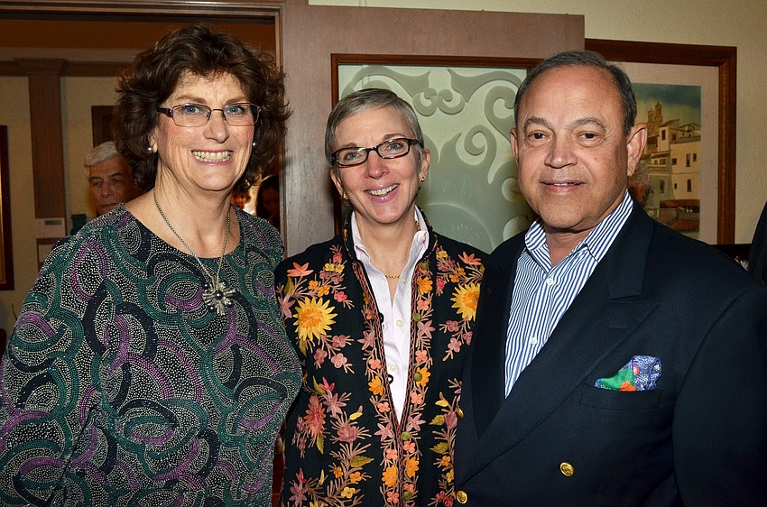 Margaret Ann Behrends, Patty Buttenheim and Jorge Reynardus