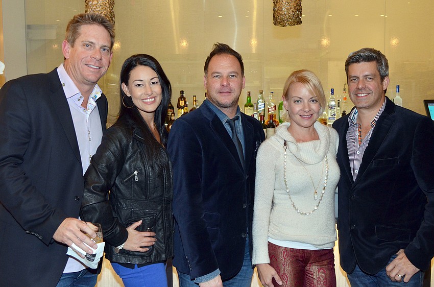 Courtney and Chris Edbrooke, George Cappello and Karen and Brooke Misantone