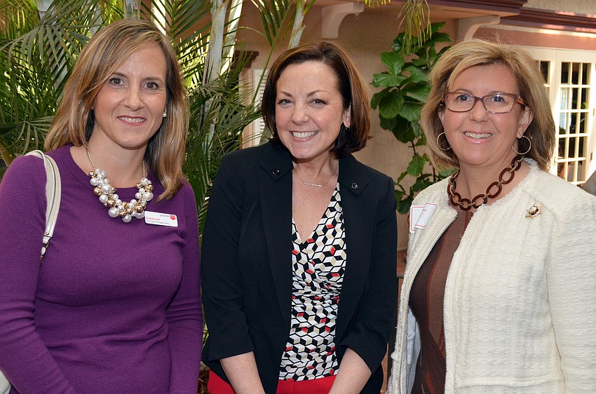 Elizabeth Smith, Jennelle Dohan and Carol Maher