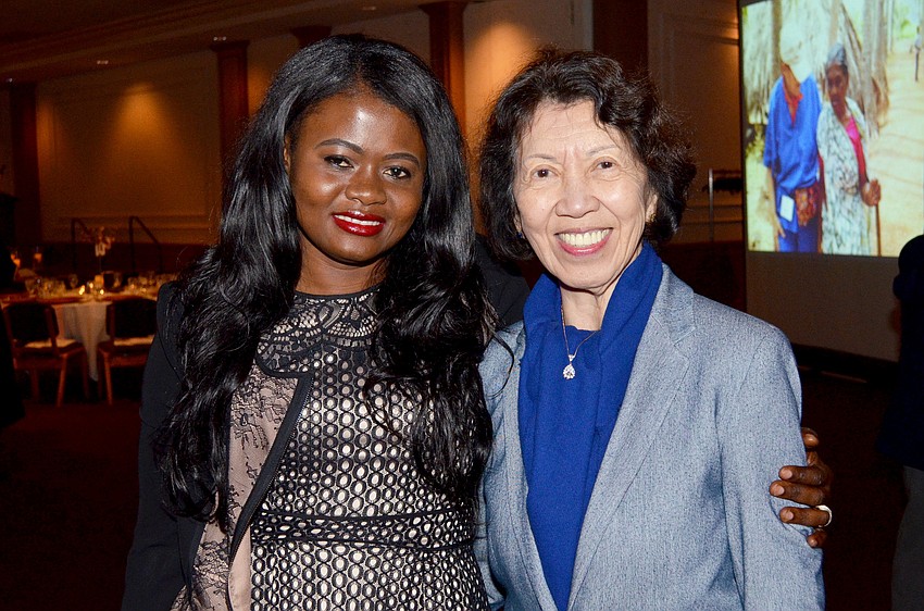 Patience Addae and Caring Santos