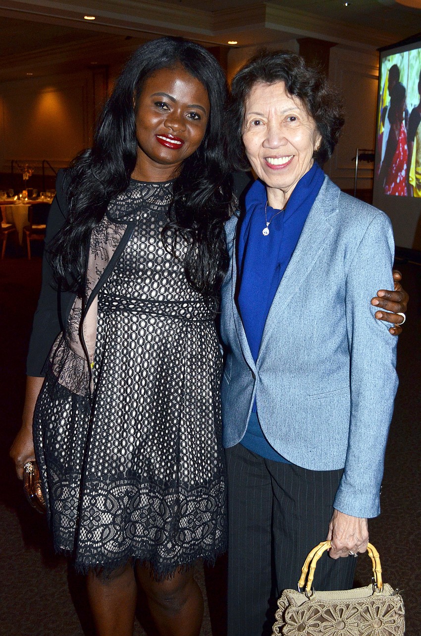 Patience Addae and Caring Santos