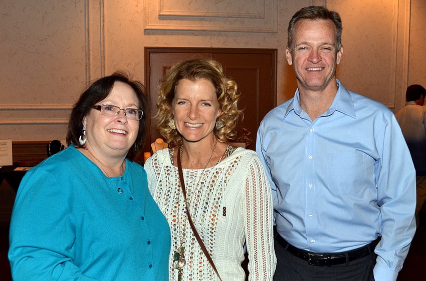 Maria Alt with Sadie and Mark Palmer