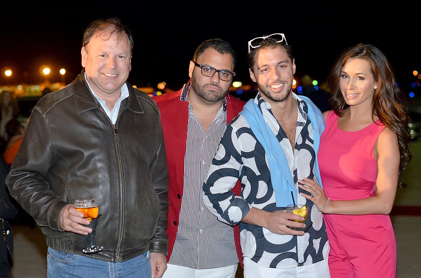 Stan Fulton, Sal Biundo, Mario Biundo and Jessica Biundo