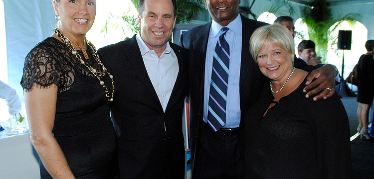Tish and honoree Mike Brey with Gary and Renee