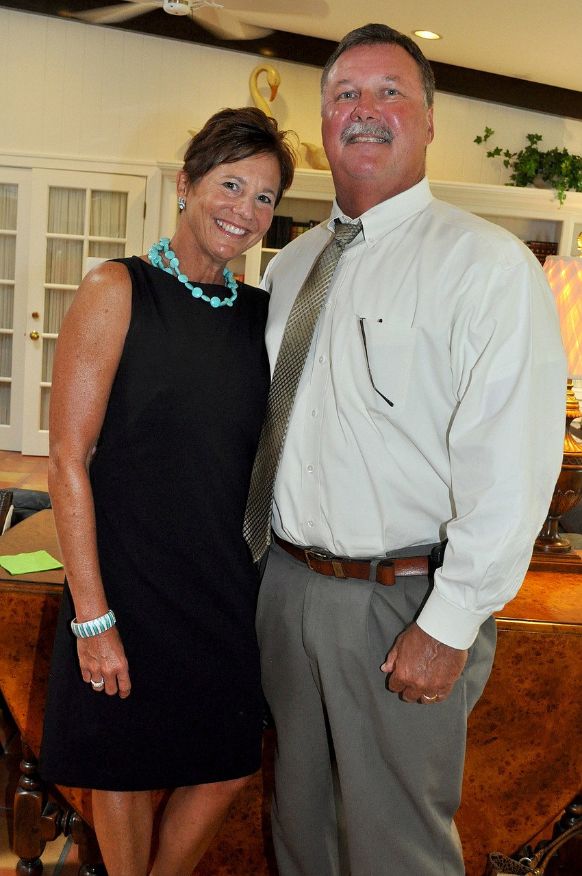 Janet Hayes with her husband and honoree Lt. Joe Hayes