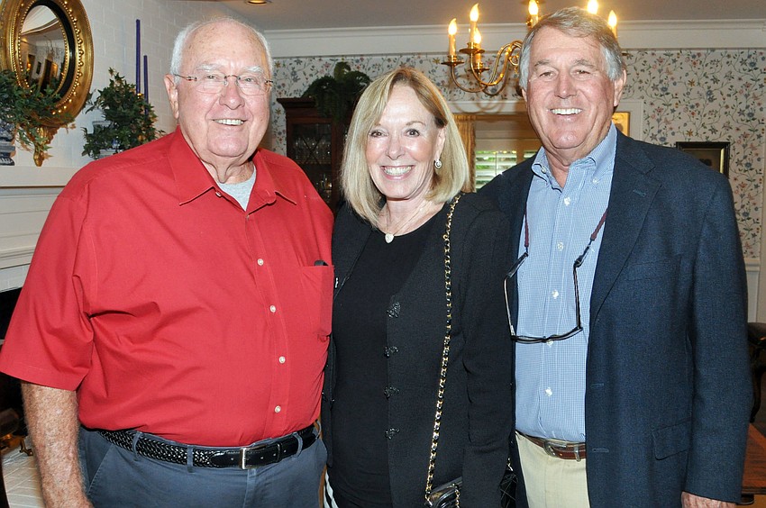 Jim Lanier with Sandy and Jerry Strom