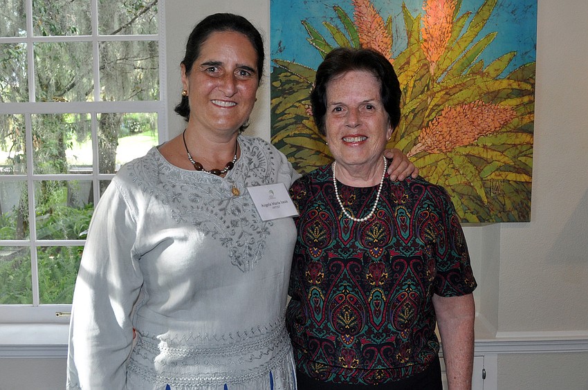 Featured artist Angela Maria Isaza with her mother Maria Isaza