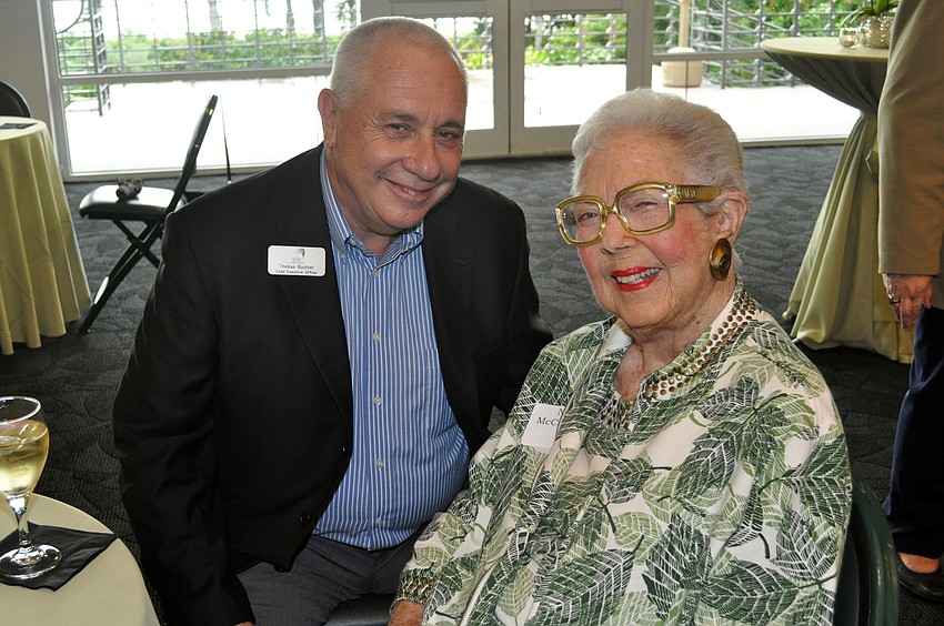 Honoree Thomas Buchter and Nathalie McCulloch