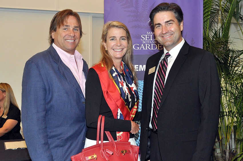 Billy and Nora Johnson with Tom Luzier