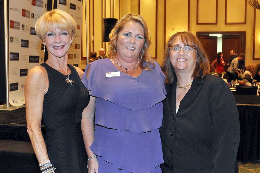 Diane Lyons, Chairwoman Tina Darling and Lisa Marshall