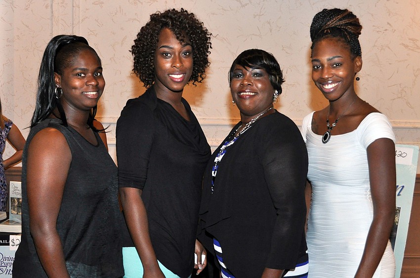 Sianda and Sherrin Mapps, April Glasco and Shaquess Mapps