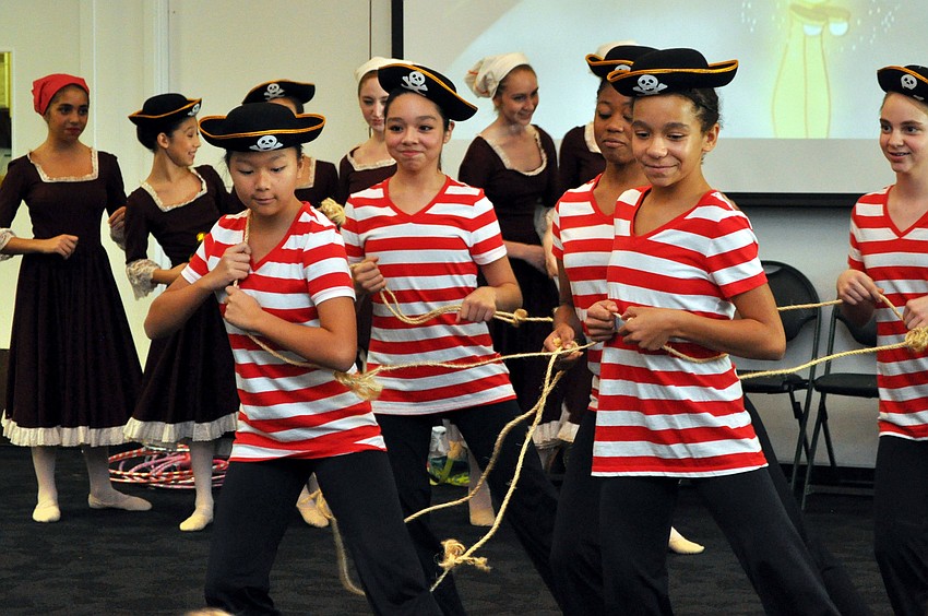 Guests enjoyed a performance from Sarasota Ballet at the Princess and Pirate Ball.