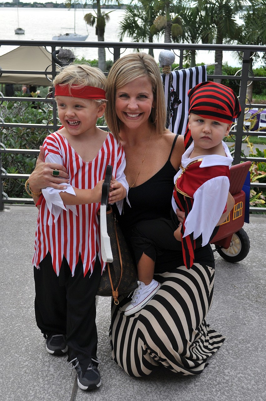 Beth Bobb with her sons Austin and Tanner