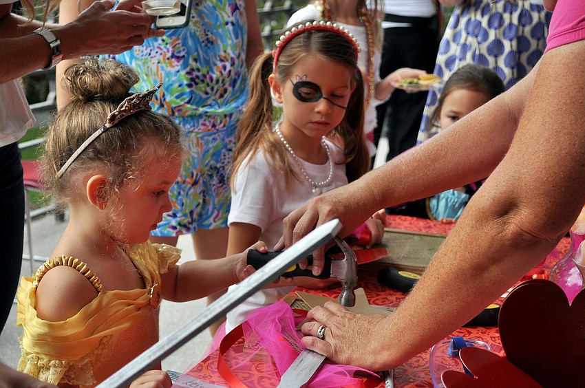 Kids enjoyed a variety of fun activities at the Princess and Pirate Ball.