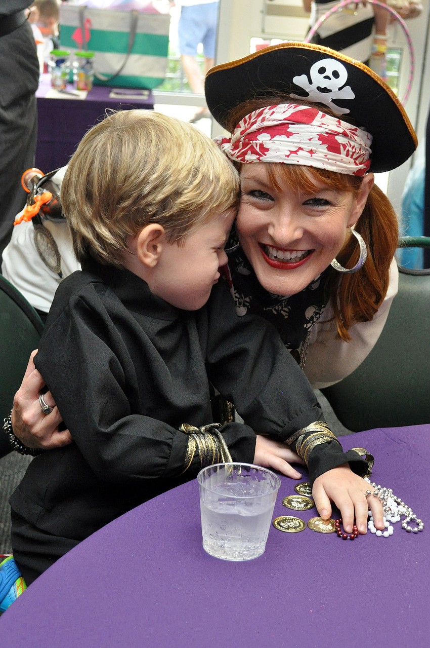 Chairwoman Emily Walsh with her son Rhys