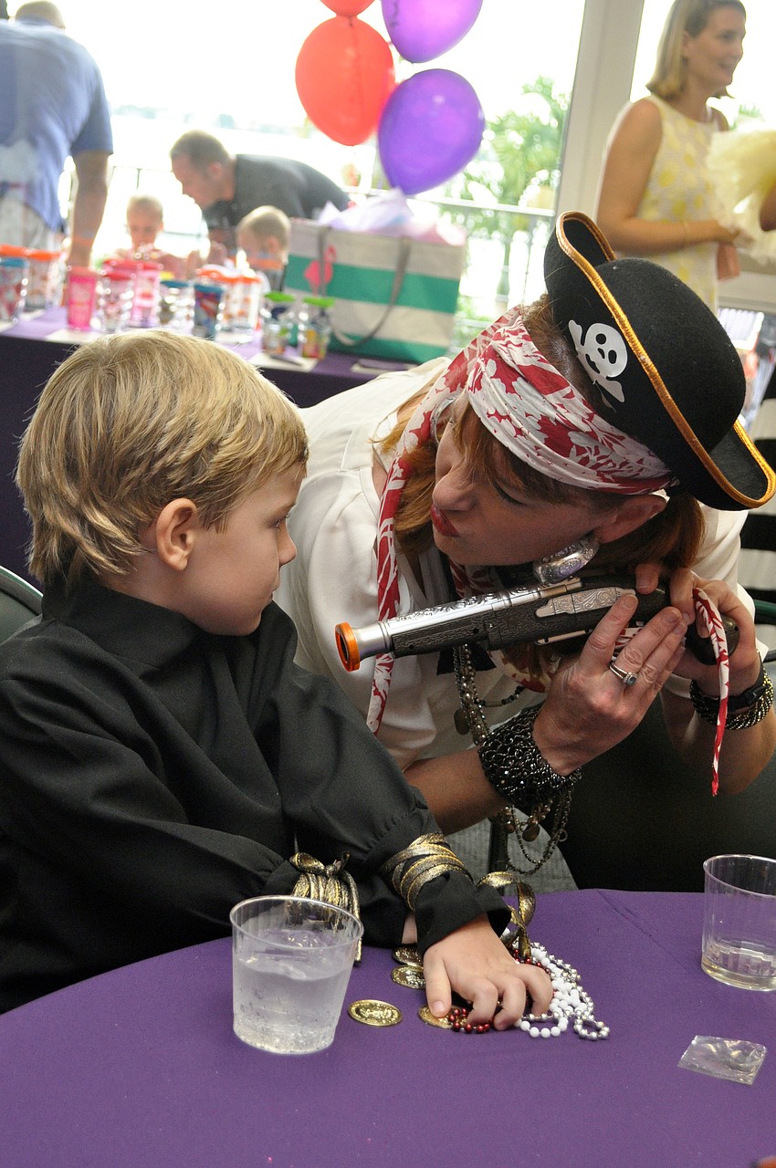 Chairwoman Emily Walsh with her son Rhys