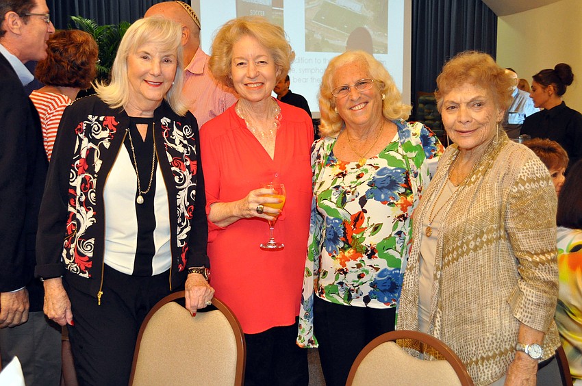 Myrna Band, Donna Lerner, Belle Probst and Honey Salzman