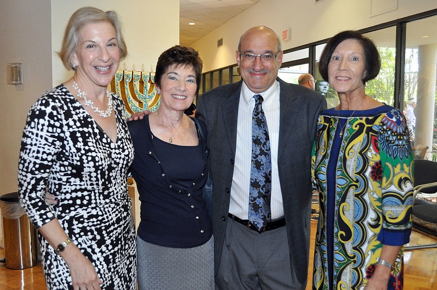 Sue Jacobson and Marie Monsky with Howard and Bryna Tevlowitz