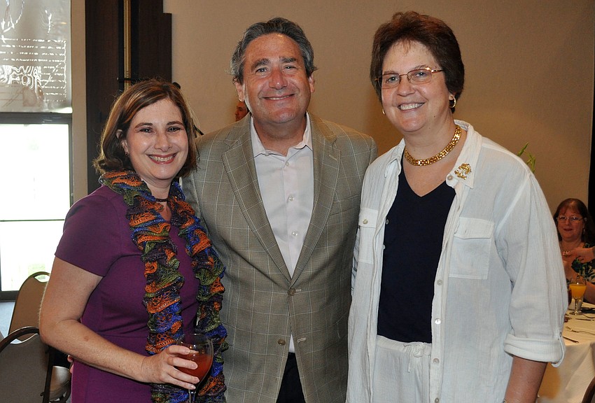 Marty and Rabbi Jonathan Katz with Laura Hershorin