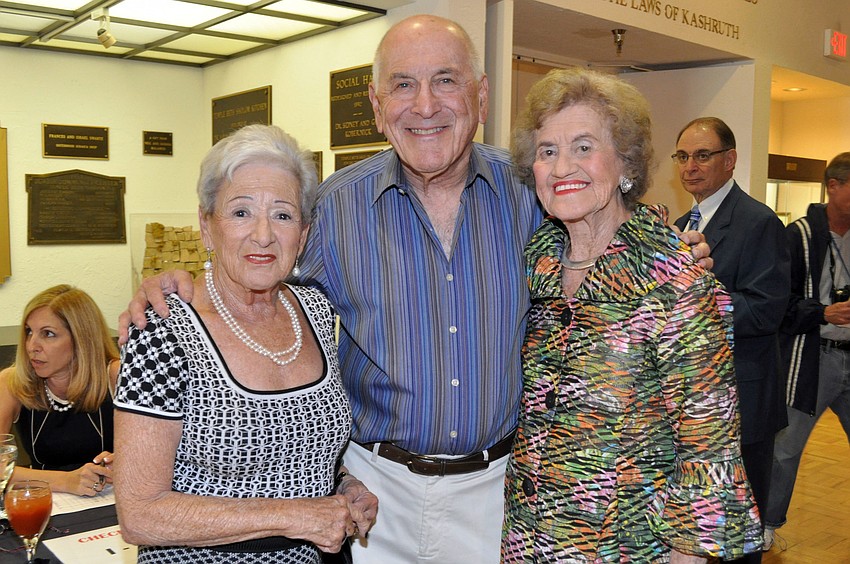 Ora and Joe Mendels with Betty Schoenbaum