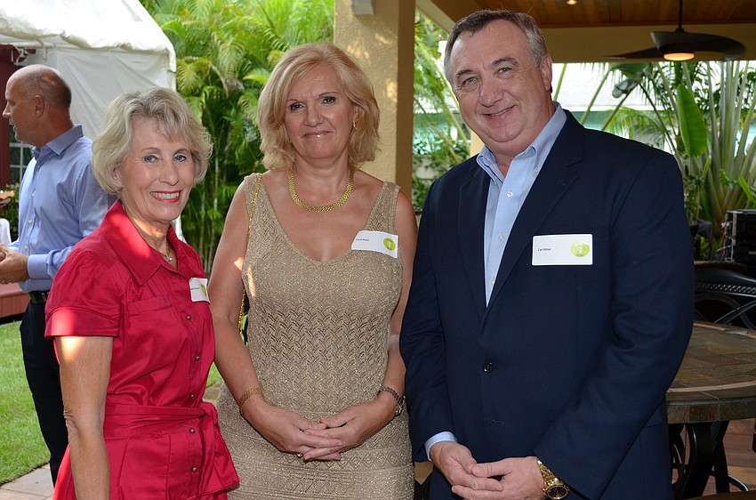 Angela Freeman with Carol and Carl Ritter