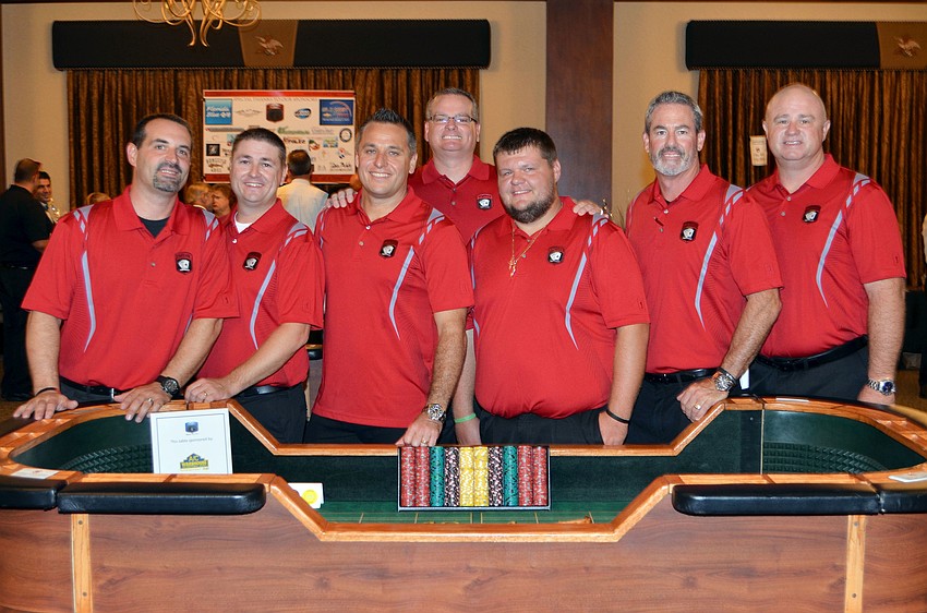 Marc Martocchio, Jason McLeod, Event Chair Geoff Womeldorph, Creig McColl, Jordan Gigliotti, Jamie Dunnam and Chris Ralston