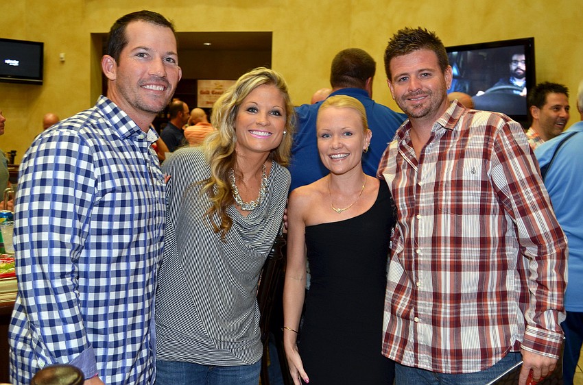 Aaron and Megan McFarland with Angel Anders and Joe Hill